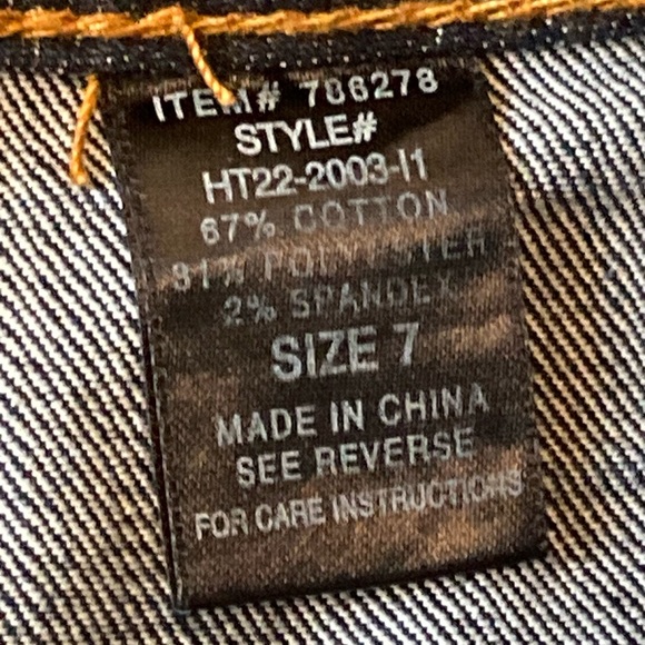 Like New Lovesick Destructed Denim Shorts - Picture 5 of 8